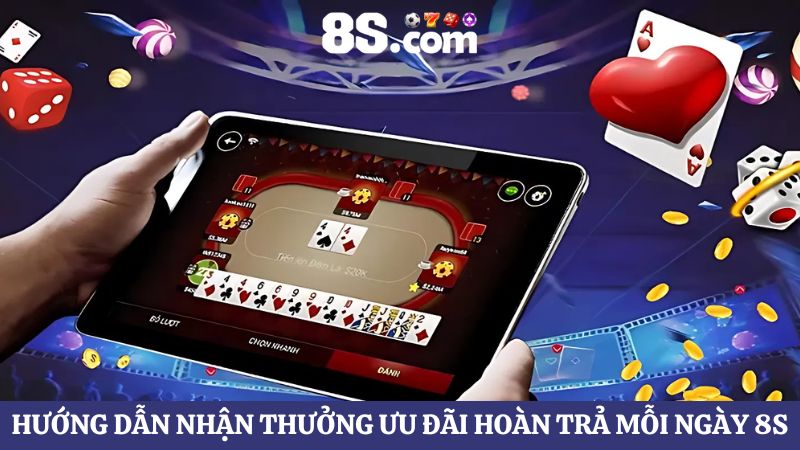 Hướng dẫn nhận hoàn trả mỗi ngày 8S