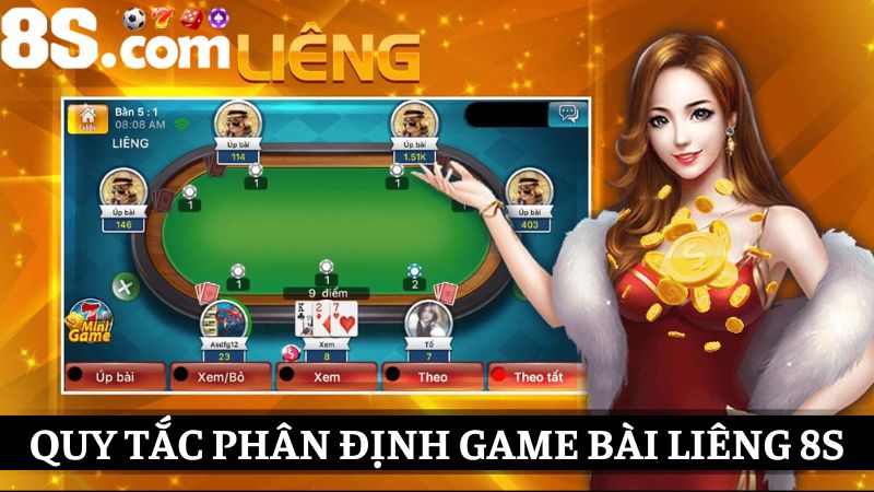 quy tắc phân định thắng thua Liêng 8S