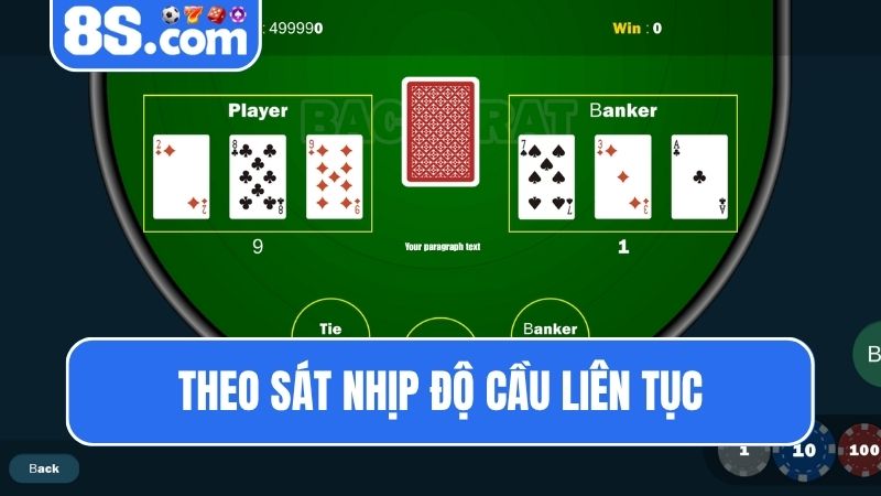 bật mí Mẹo đánh baccarat theo cầu